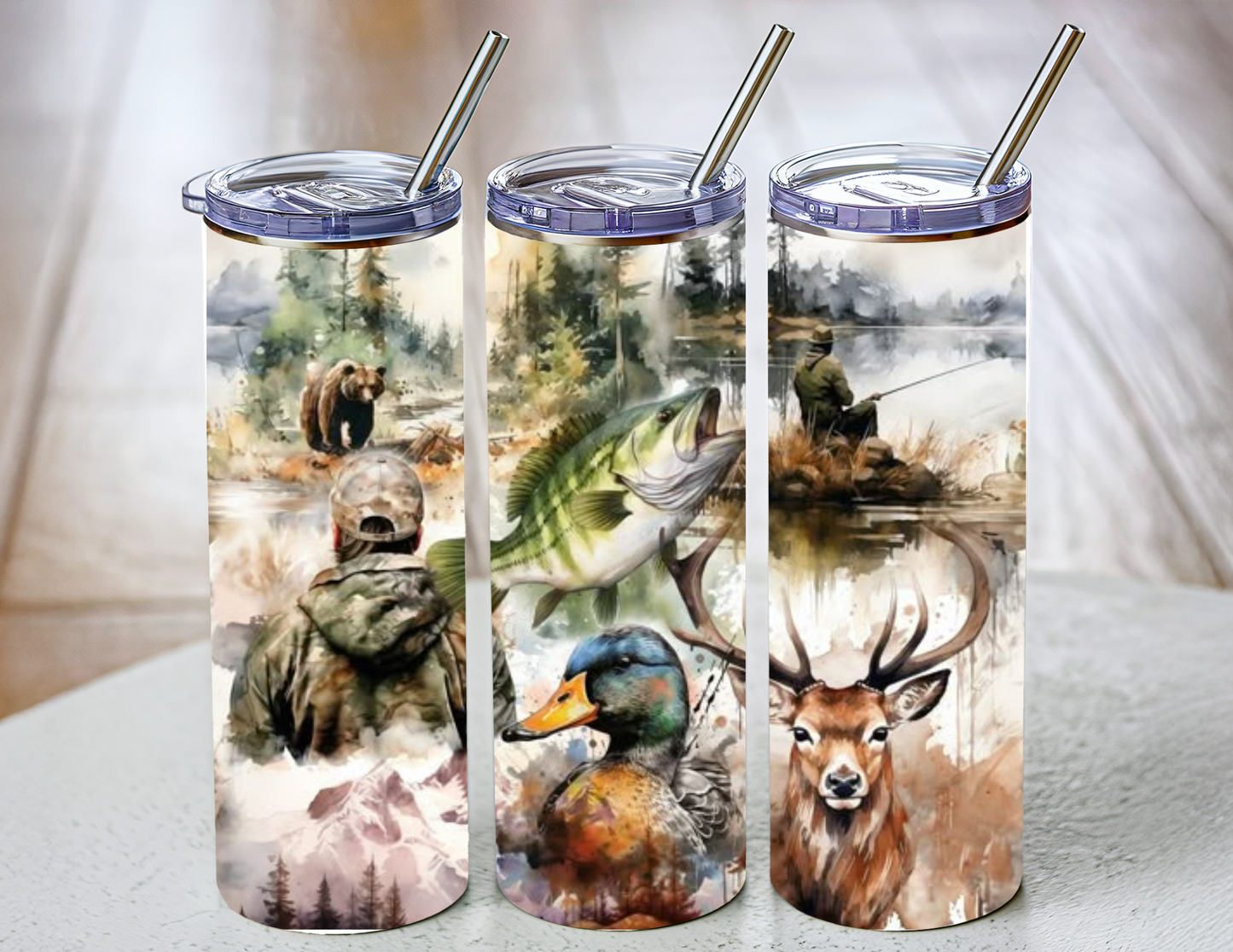 Hunting Fishing Tumbler