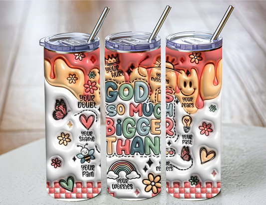Bubbly God Tumbler