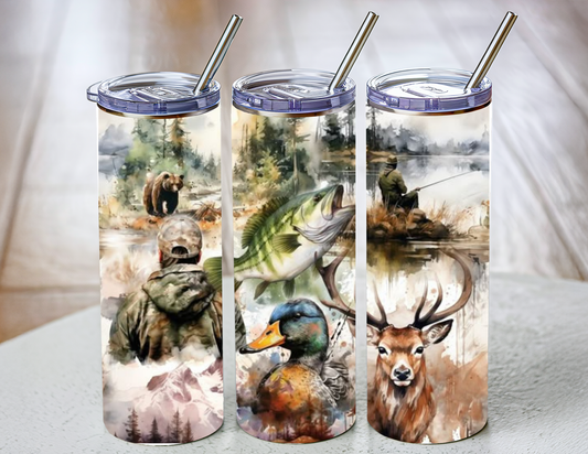 Hunting Fishing Tumbler