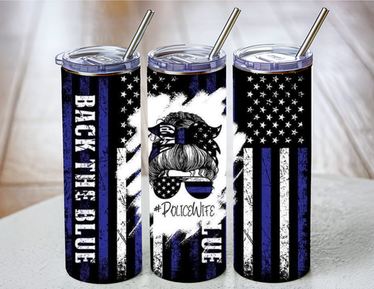 Police Wife Tumbler