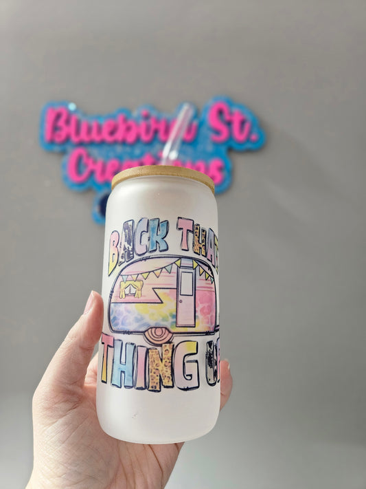 16oz Glass cup